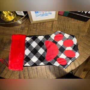 Christmas 🐾 Paw Print Pet Stocking